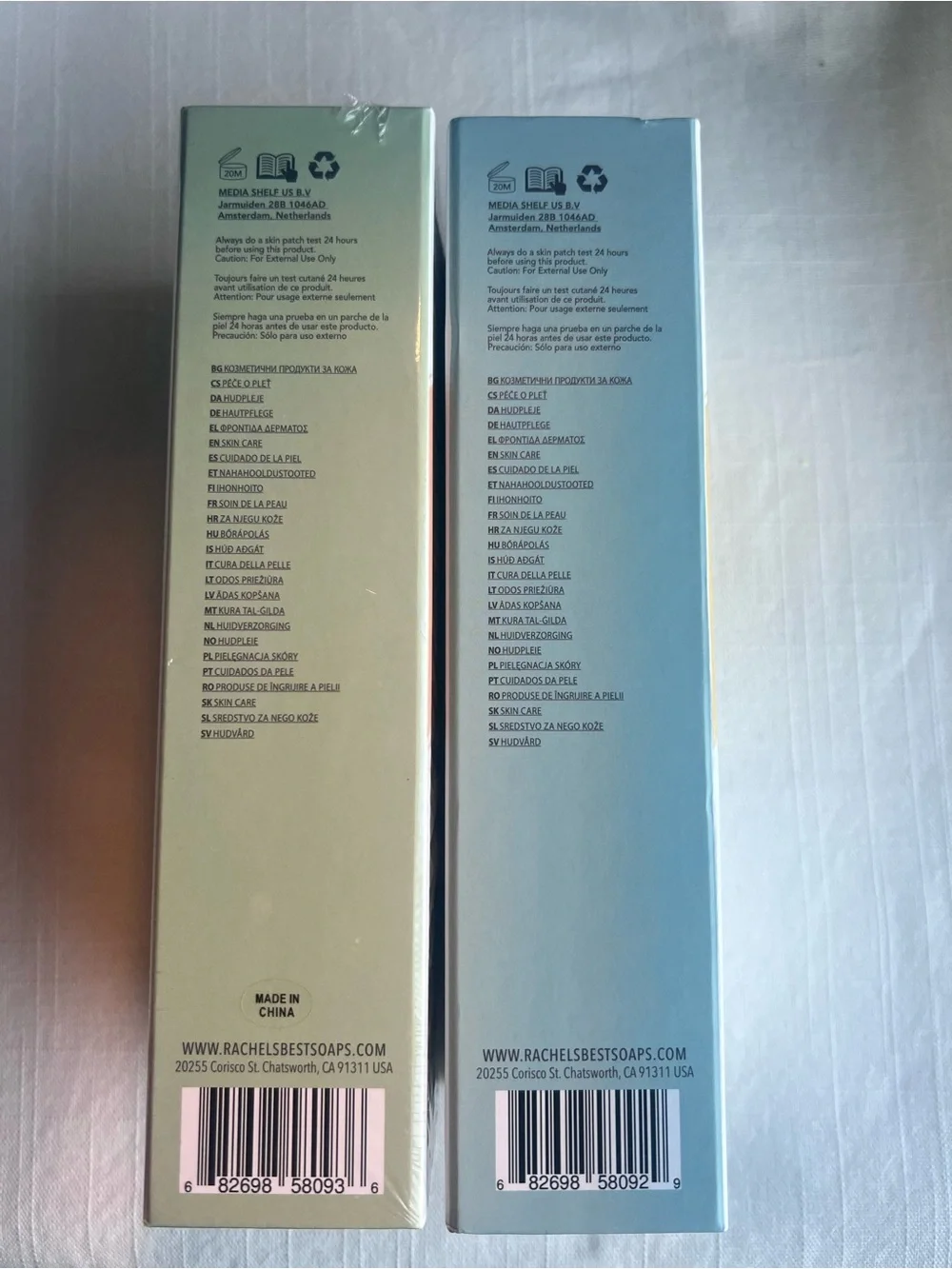 Rachel's Best Soaps Skincare Set Pink Bubble Cleanser & Marigold Toner NIB⁠
